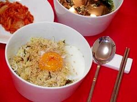 韓国風★しらす＆高菜の混ぜご飯